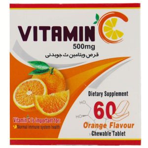 ویتامین سی جویدنی ۵۰۰ دنیای دارو